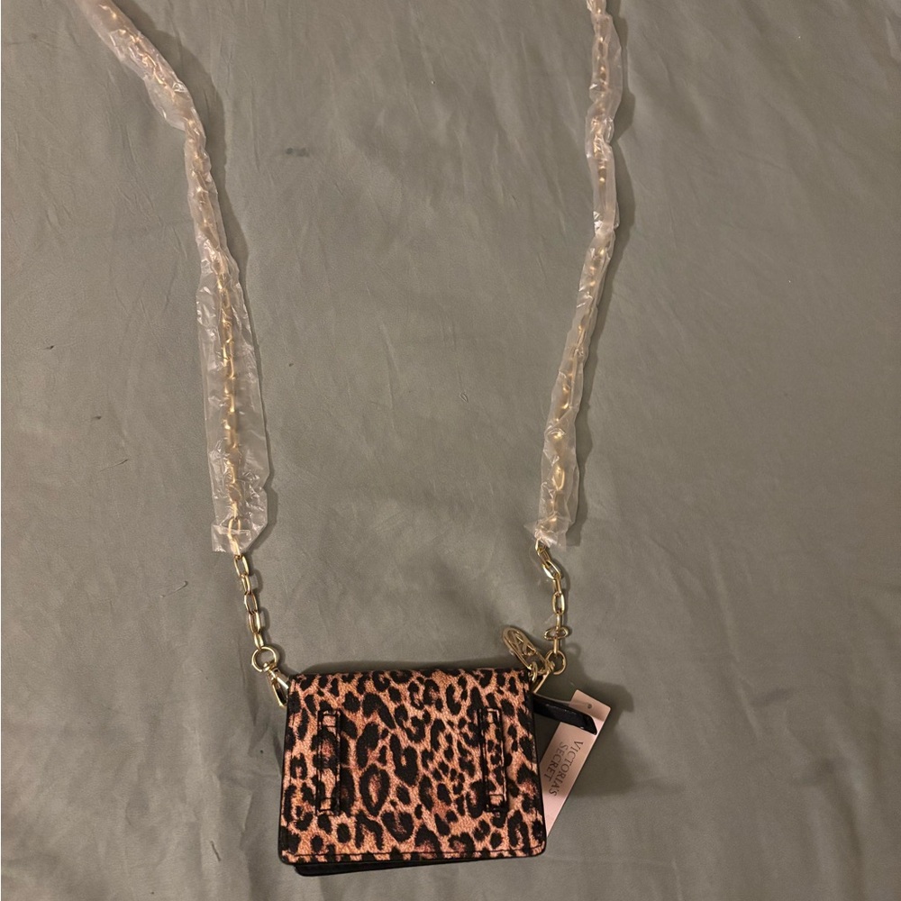 Victoria's Secret Pink Leopard Crossbody Bag